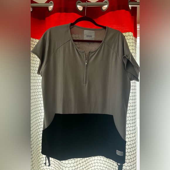 Profound Aesthetics UNISEX shirt with side ties and 3/4 zipper - Picture 1 of 2